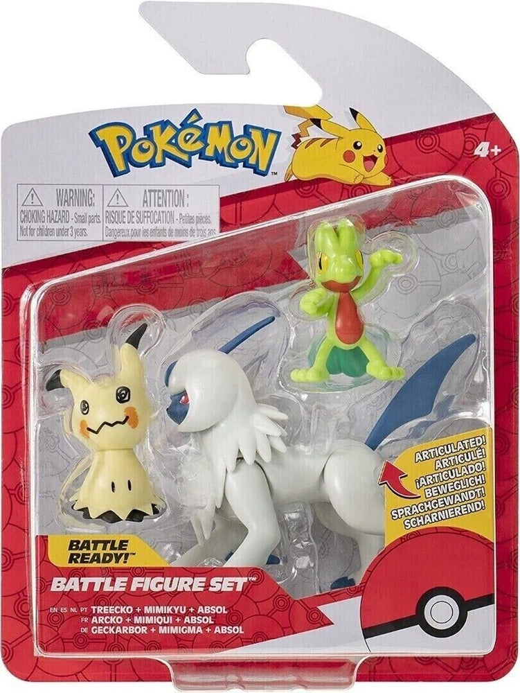 Pokémon Battle Figure Set (Treecko + Mimikyu + Absol)_1