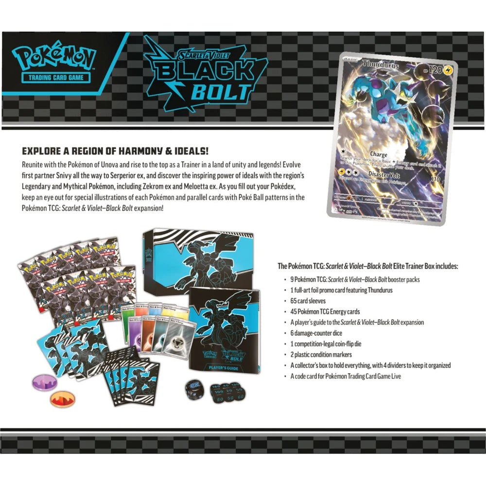 Scarlet & Violet: Black Bolt Elite Trainer Box (SV10.5)