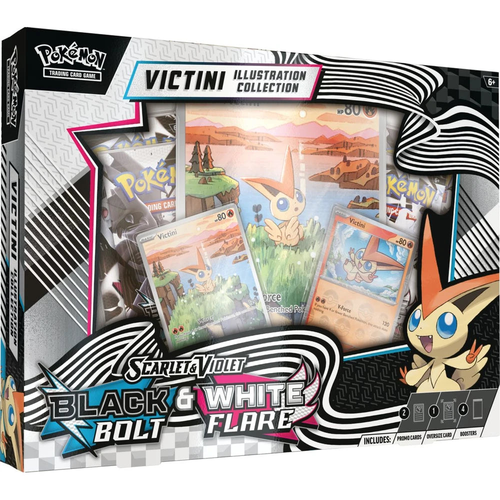 Scarlet & Violet: Pokémon Black Bolt & White Flare Victini Illustration Collection (SV10.5)