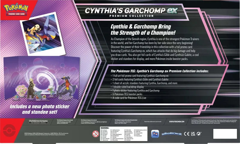 Pokémon Cynthia's Garchomp EX Premium Collection