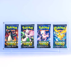 Plexitový displej pre set 4 booster balíčkov
