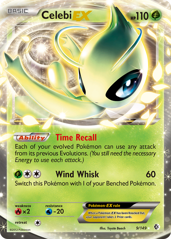 Celebi EX (9/149) [Black &amp; White: Boundaries Crossed] 