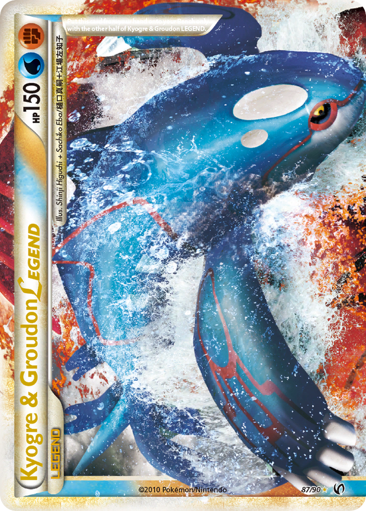 Kyogre &amp; Groudon LEGEND (87/90) [HeartGold &amp; SoulSilver: Undaunted] 