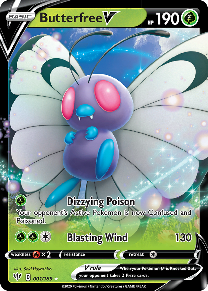 Butterfree V (1/189) [Sword &amp; Shield: Darkness Ablaze] 