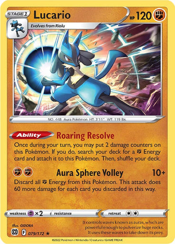 Lucario (079/172) [Sword &amp; Shield: Brilliant Stars] 