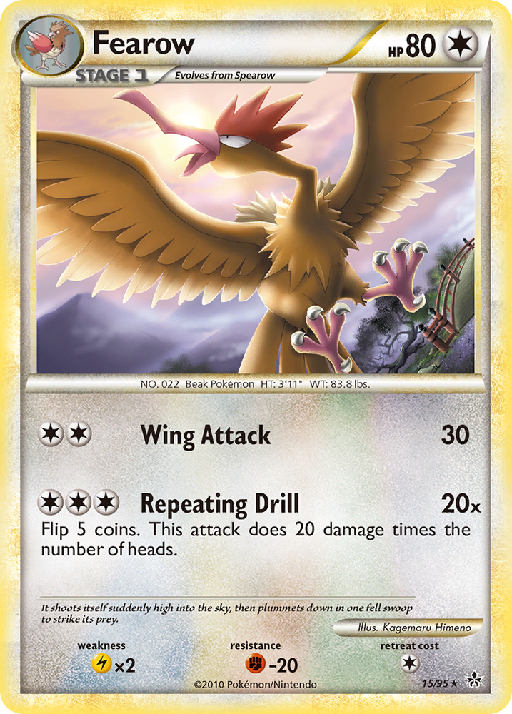 Fearow (15/95) [HeartGold &amp; SoulSilver: Unleashed] 