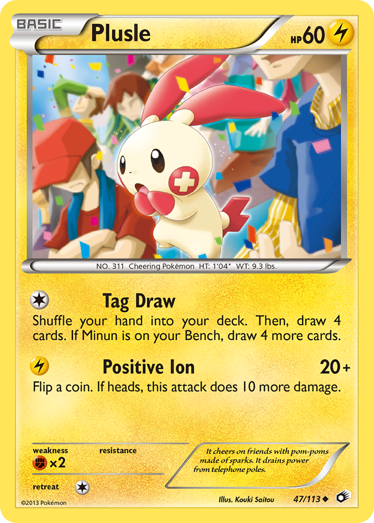 Plusle (47/113) [Black & White: Legendary Treasures] 