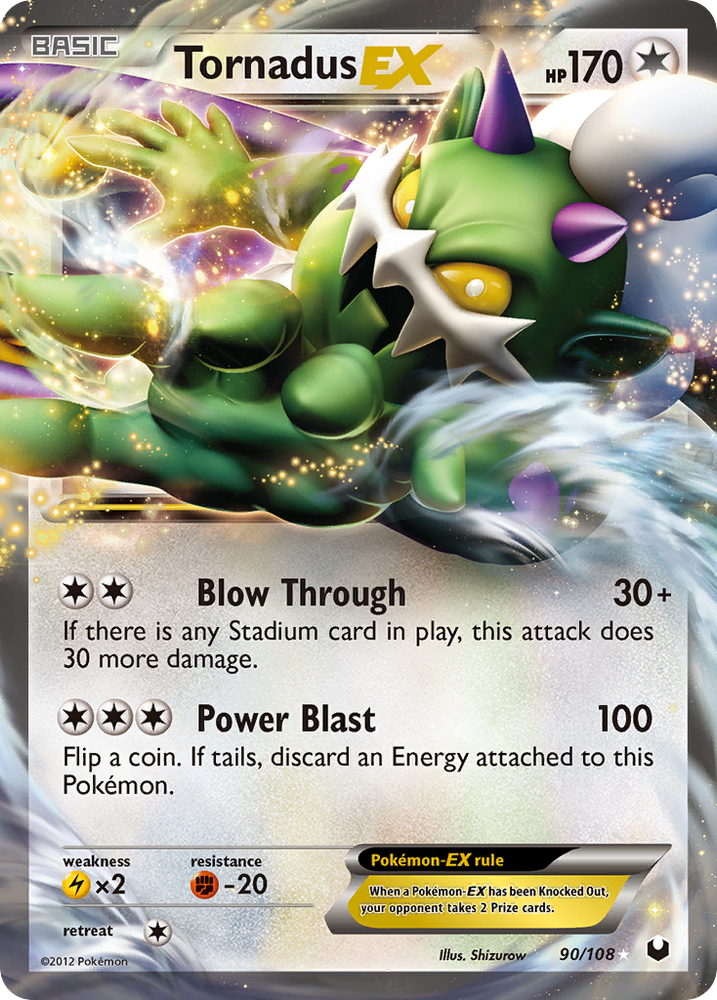 Tornadus EX (90/108) [Black &amp; White: Dark Explorers] 