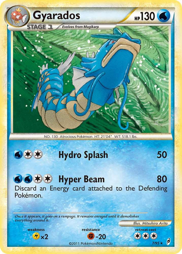 Gyarados (7/95) [HeartGold &amp; SoulSilver: Call of Legends] 