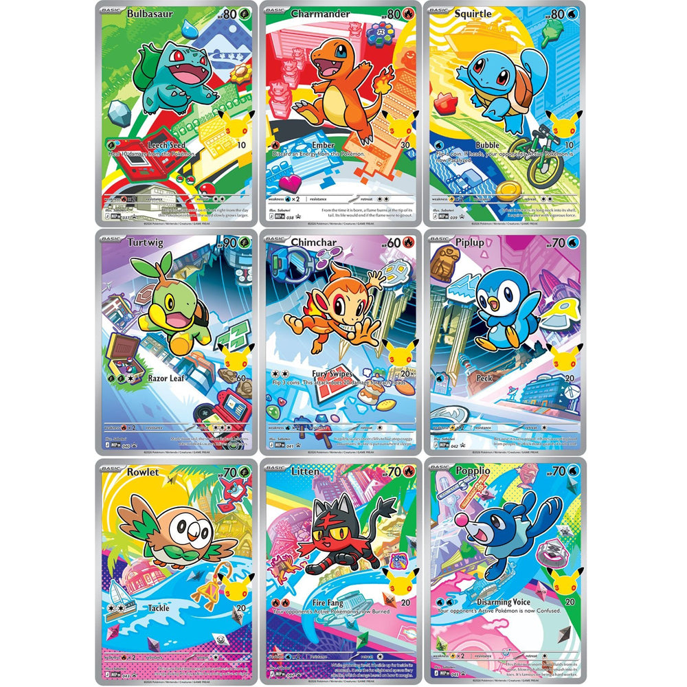 Pokémon TCG: 30th Anniversary - First Partner Illustration Collection