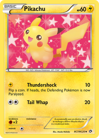 Pikachu (RC7/RC25) [Black &amp; White: Legendary Treasures] 