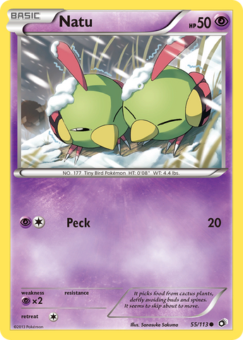 Natu (55/113) [Black &amp; White: Legendary Treasures] 