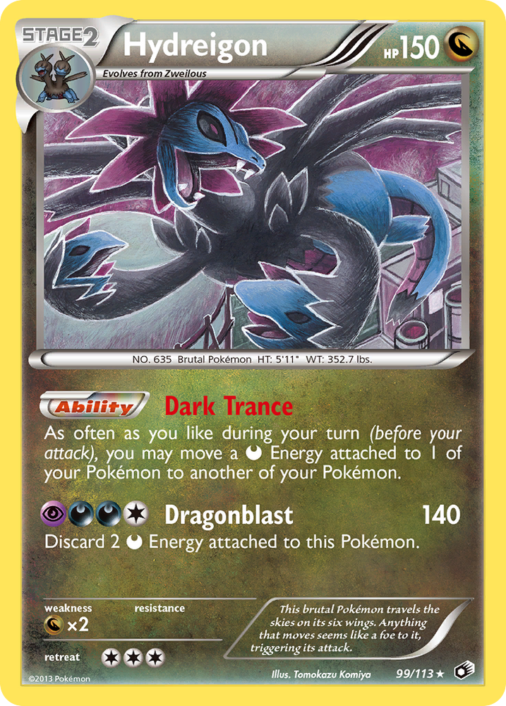 Hydreigon (99/113) [Black &amp; White: Legendary Treasures] 