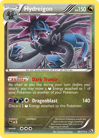 Hydreigon (99/113) [Black &amp; White: Legendary Treasures] 