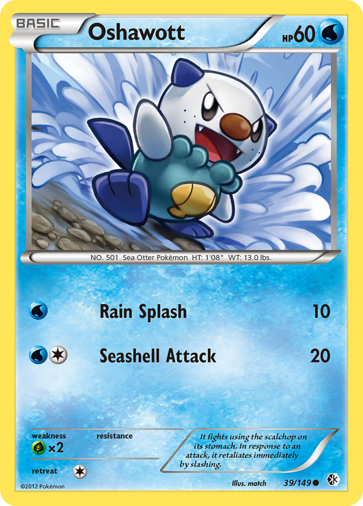 Oshawott (39/149) [Black &amp; White: Boundaries Crossed] 