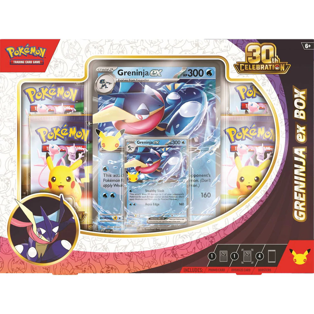 Pokémon: 30th Celebration Ex Box Greninja Ex