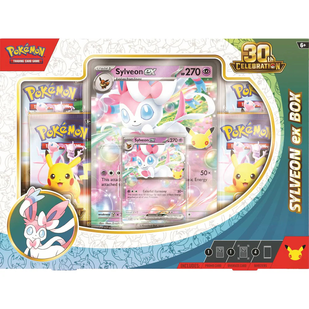 Pokémon: 30th Celebration Ex Box Sylveon Ex