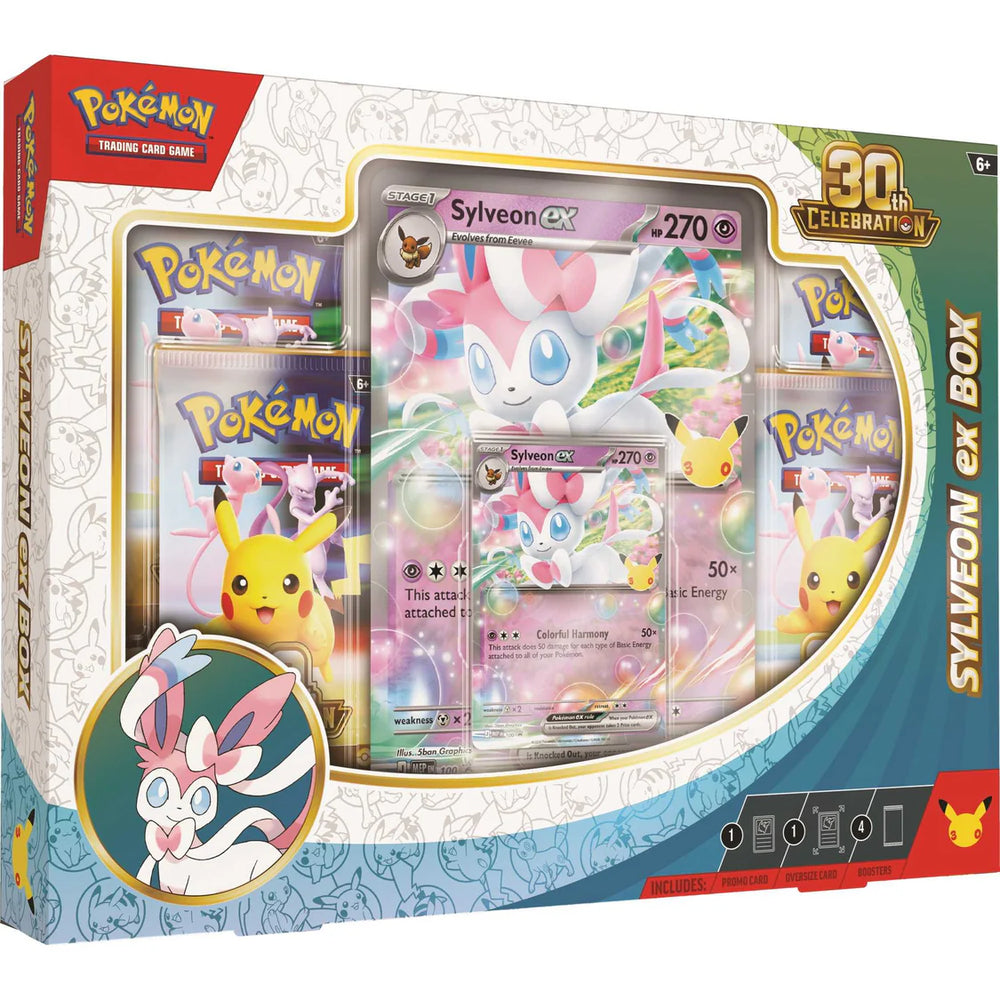 Pokémon: 30th Celebration Ex Box Sylveon Ex