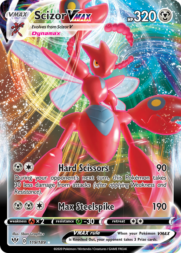 Scizor VMAX (119/189) [Sword &amp; Shield: Darkness Ablaze] 