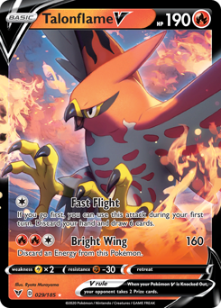 Talonflame V (29) [Sword & Shield: Vivid Voltage] 