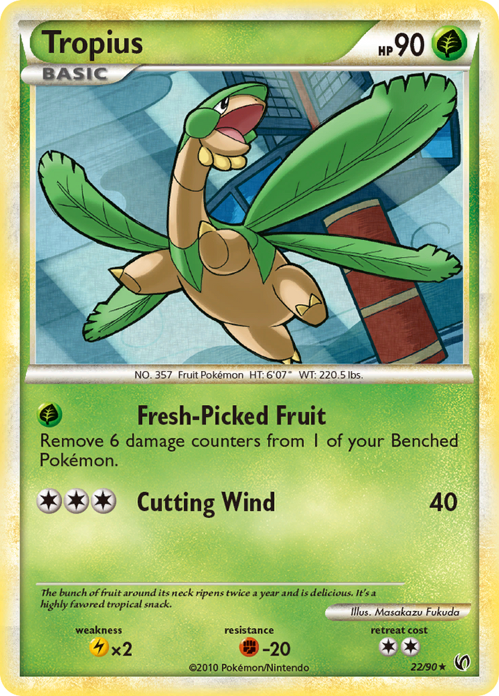 Tropius (22/90) [HeartGold &amp; SoulSilver: Undaunted] 