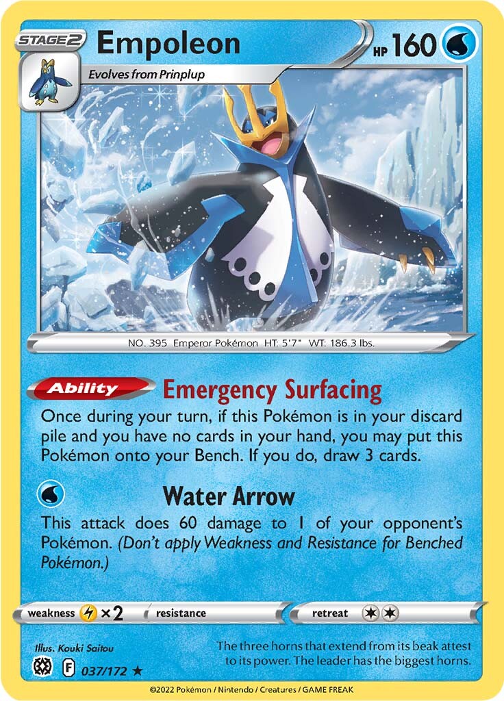 Empoleon (037/172) [Sword & Shield: Brilliant Stars] 