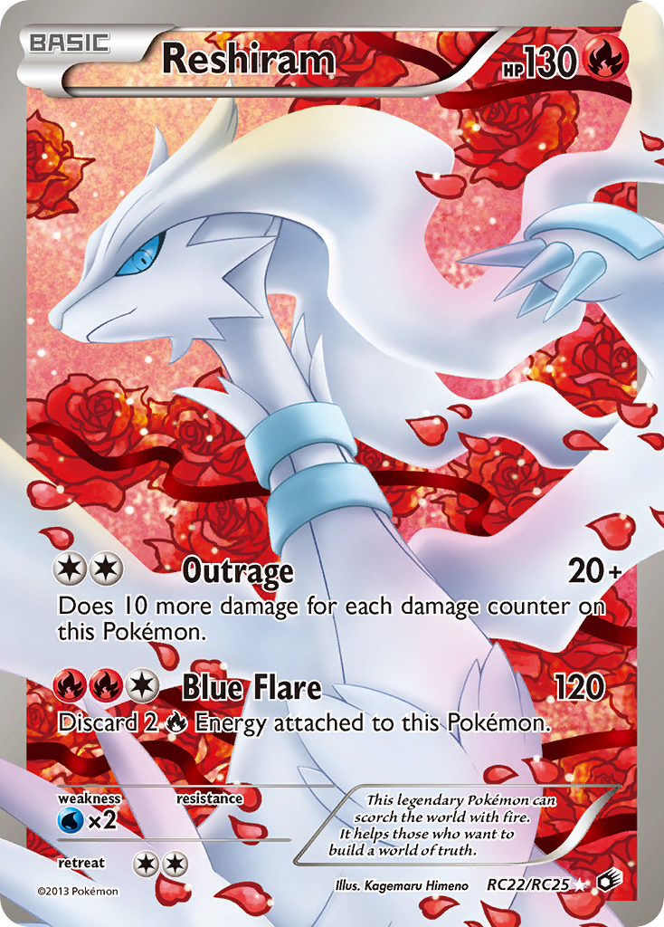 Reshiram (RC22/RC25) [Black & White: Legendary Treasures] 