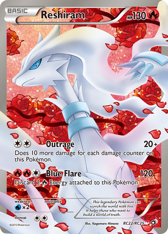 Reshiram (RC22/RC25) [Black &amp; White: Legendary Treasures] 