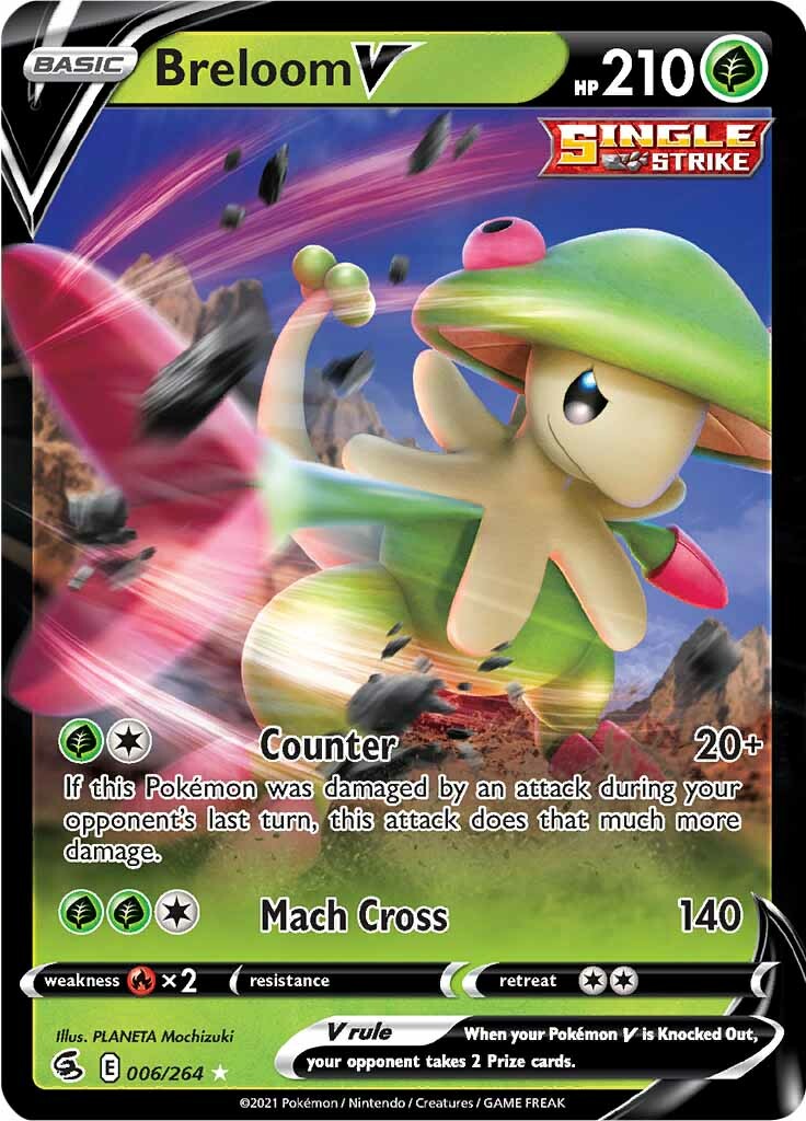 Breloom V (006/264) [Sword & Shield: Fusion Strike] 