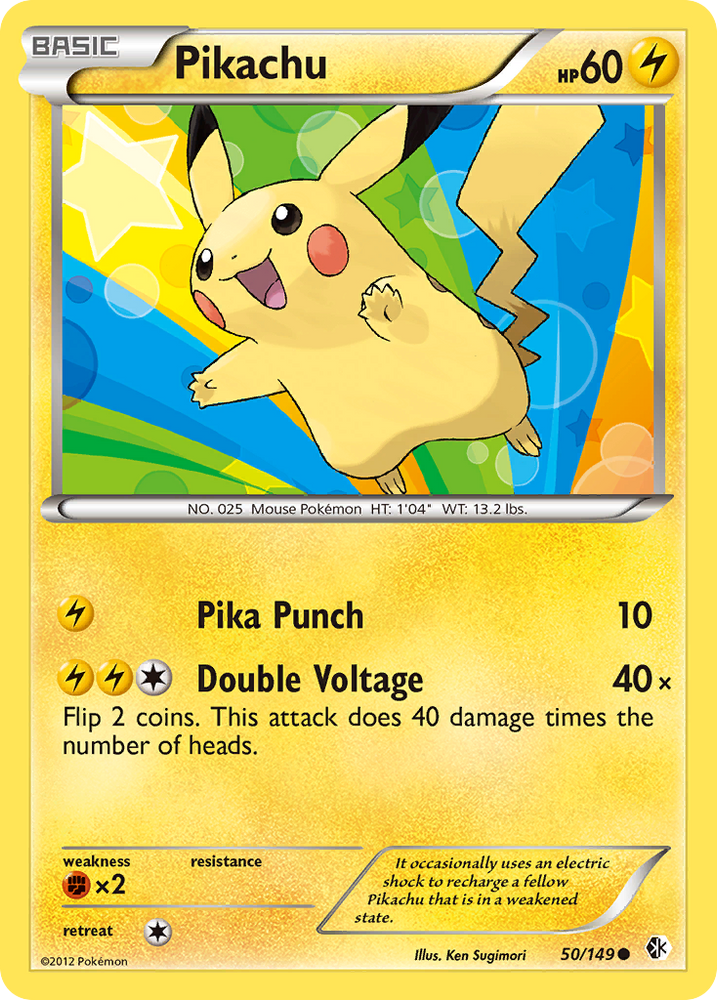 Pikachu (50/149) [Black &amp; White: Boundaries Crossed] 