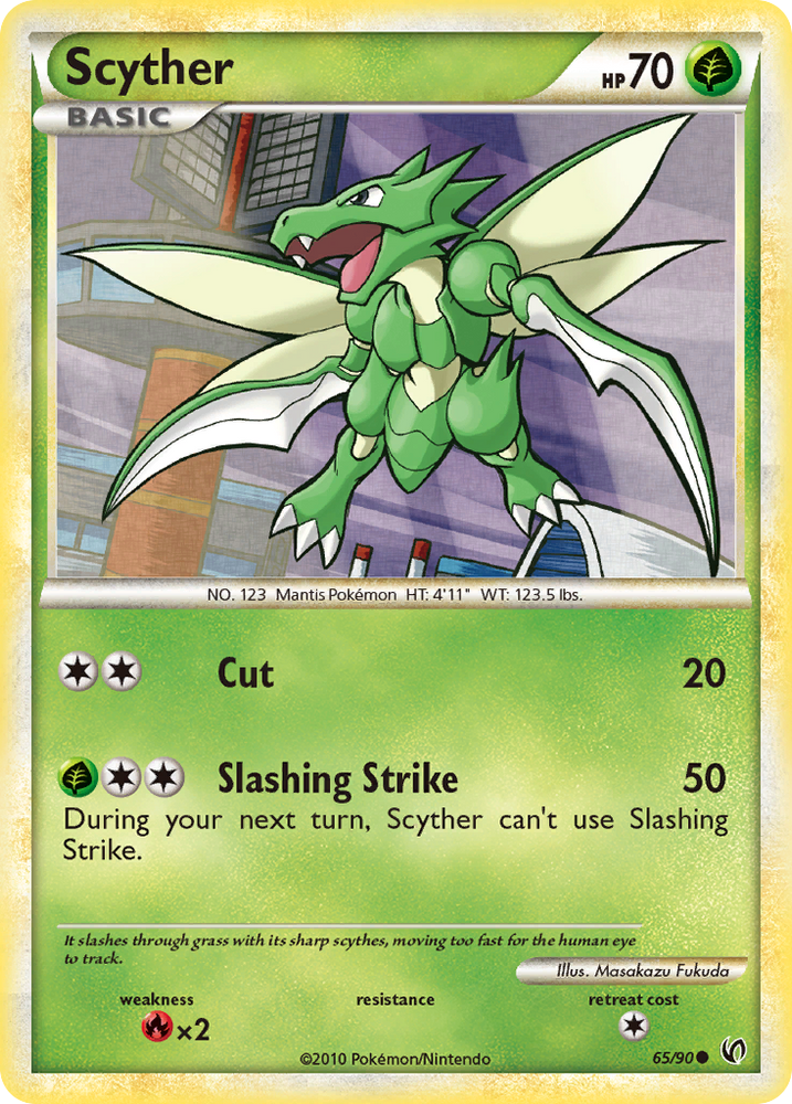 Scyther (65/90) [HeartGold &amp; SoulSilver: Undaunted] 