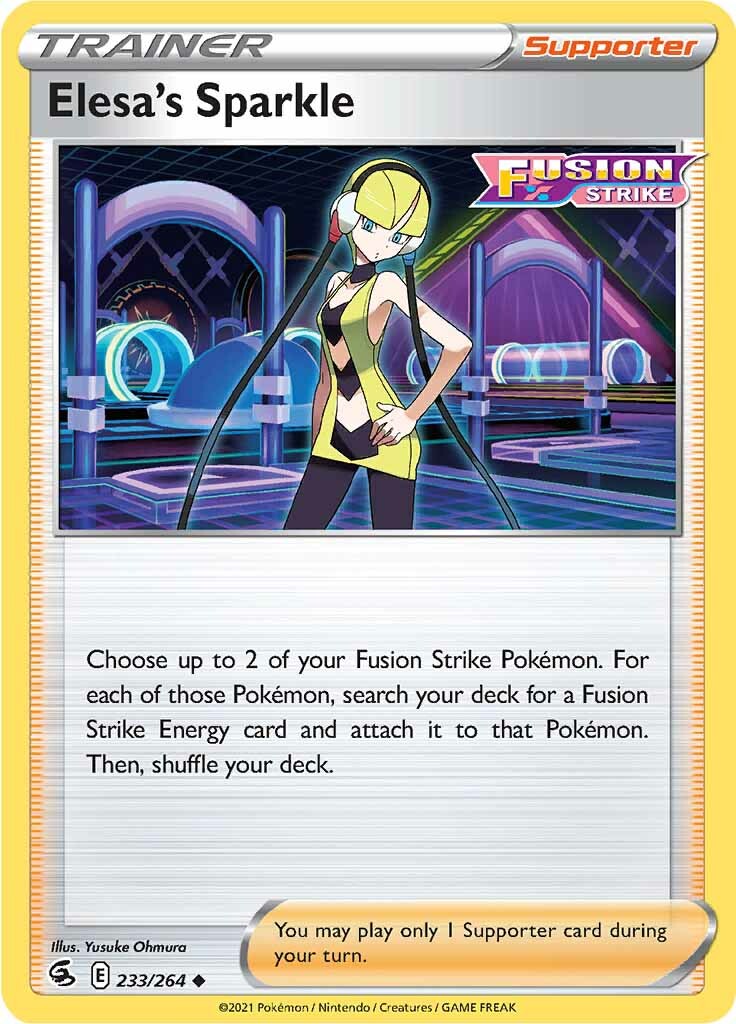 Elesa's Sparkle (233/264) [Sword & Shield: Fusion Strike] 