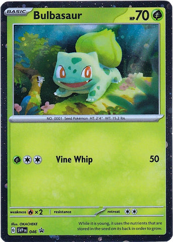 Bulbasaur (046) (Cosmos Holo) [Scarlet & Violet: Black Star Promos]