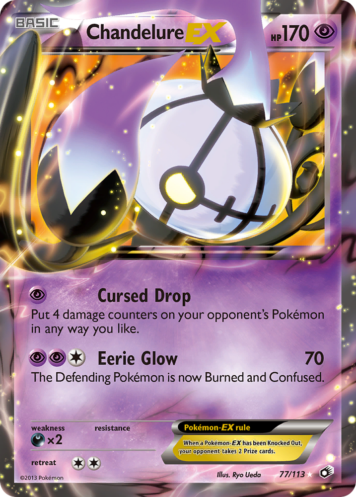 Chandelure EX (77/113) [Black &amp; White: Legendary Treasures] 