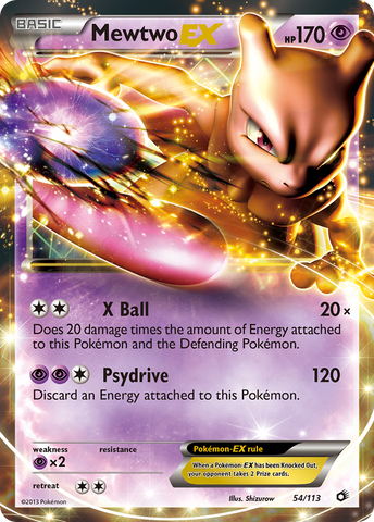 Mewtwo EX (54/113) [Black &amp; White: Legendary Treasures] 