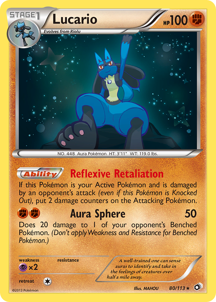 Lucario (80/113) [Black & White: Legendary Treasures] 