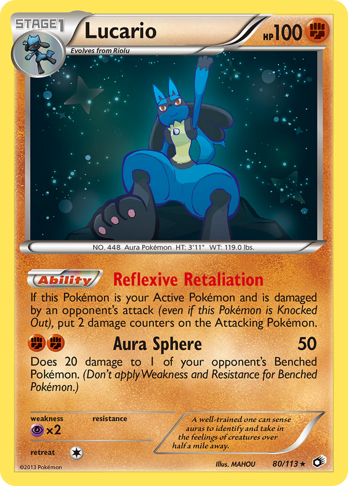 Lucario (80/113) [Black &amp; White: Legendary Treasures] 