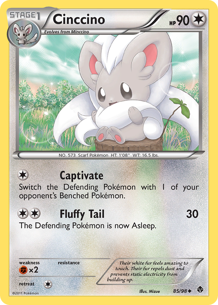 Cinccino (85/98) [Black &amp; White: Emerging Powers] 