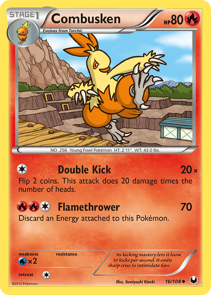 Combusken (16/108) [Black & White: Dark Explorers]