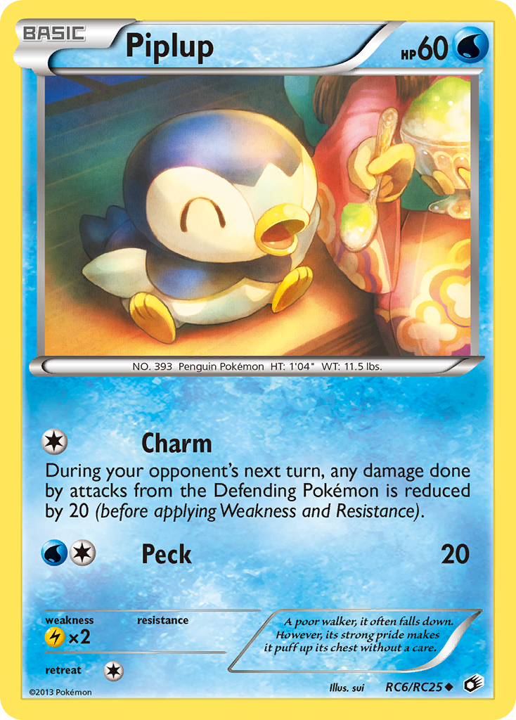 Piplup (RC6/RC25) [Black & White: Legendary Treasures] 