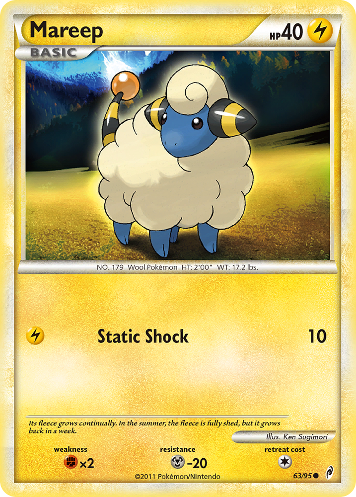 Mareep (63/95) [HeartGold &amp; SoulSilver: Call of Legends] 