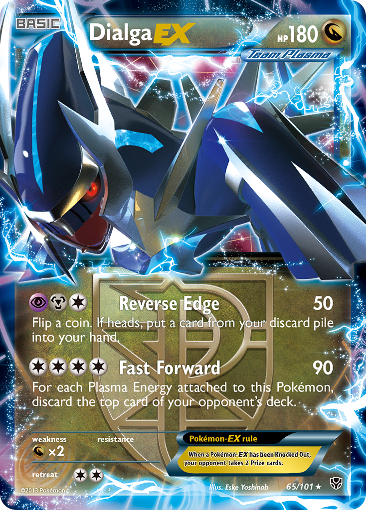 Dialga EX (65/101) [Black & White: Plasma Blast] 