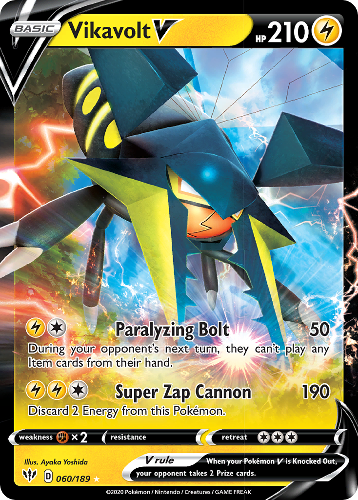 Vikavolt V (60/189) [Sword & Shield: Darkness Ablaze] 