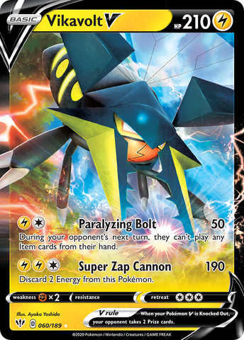 Vikavolt V (60/189) [Sword &amp; Shield: Darkness Ablaze] 