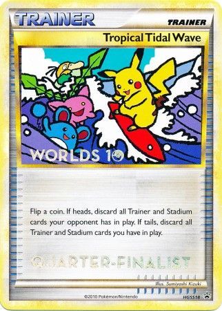 Tropical Tidal Wave Quarter Finalist (HGSS18) [HeartGold &amp; SoulSilver: Black Star Promos] 