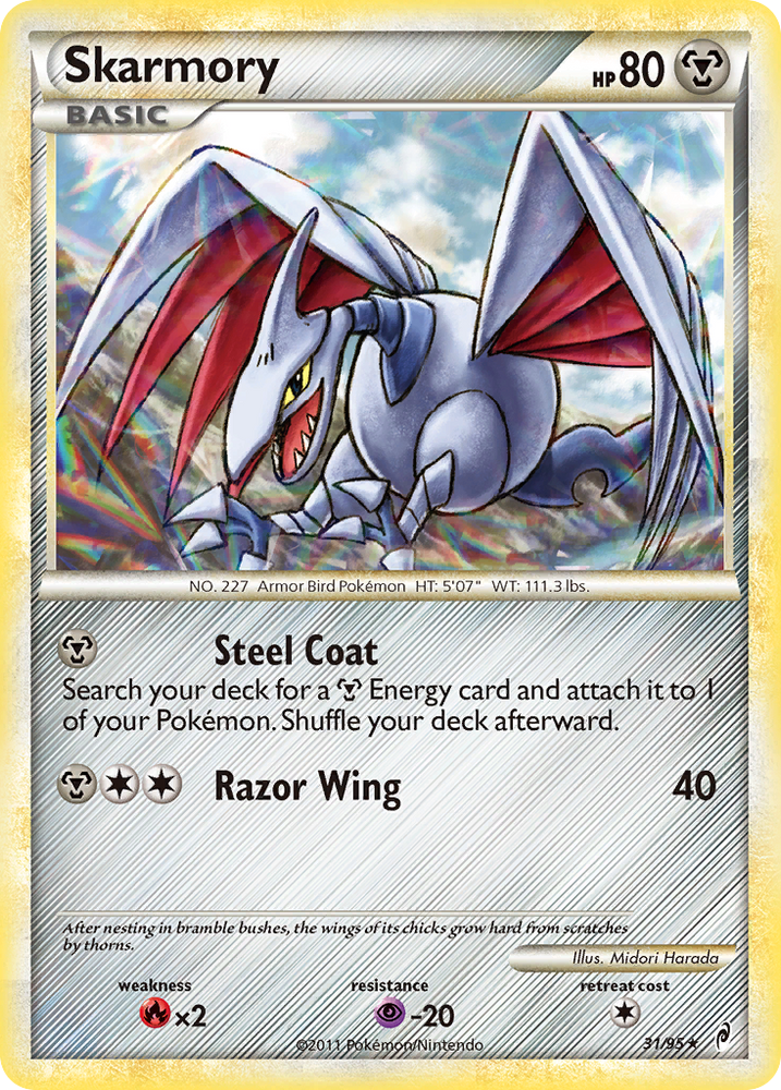 Skarmory (31/95) [HeartGold &amp; SoulSilver: Call of Legends] 