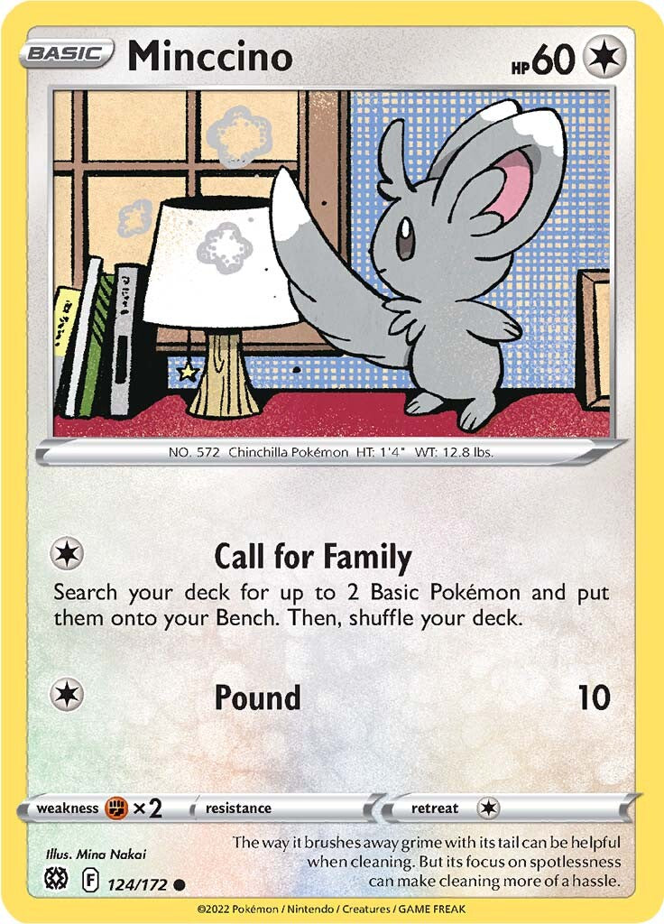 Minccino (124/172) [Sword & Shield: Brilliant Stars] 