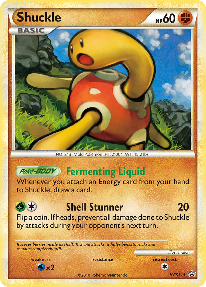 Shuckle (HGSS15) [HeartGold &amp; SoulSilver: Black Star Promos] 