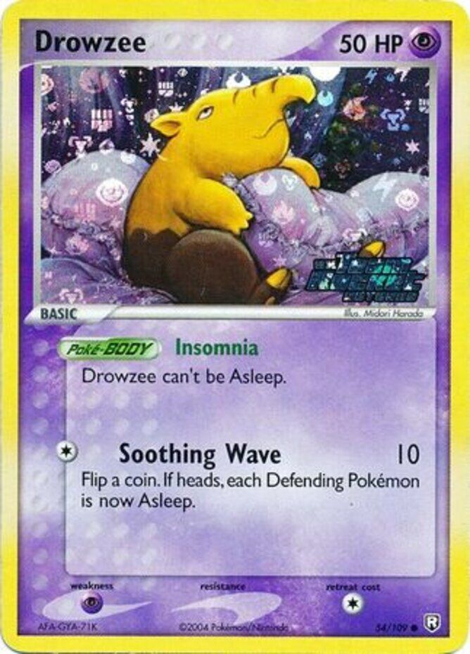 Drowzee (54/109) (Stamped) [EX: Team Rocket Returns]