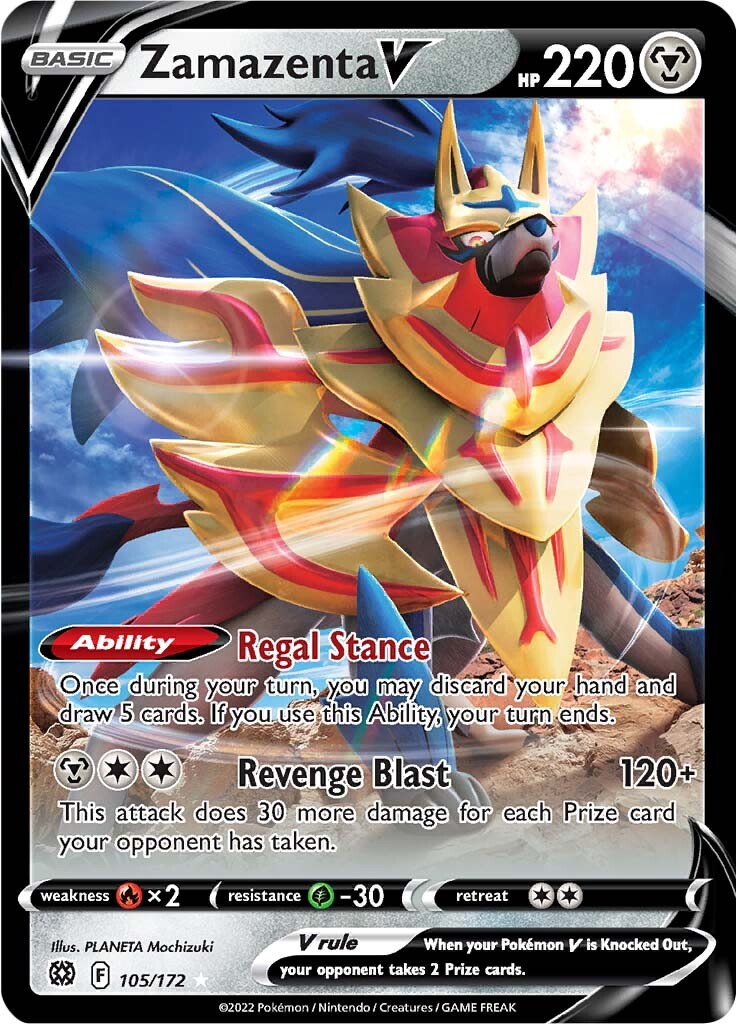 Zamazenta V (105/172) [Sword & Shield: Brilliant Stars] 